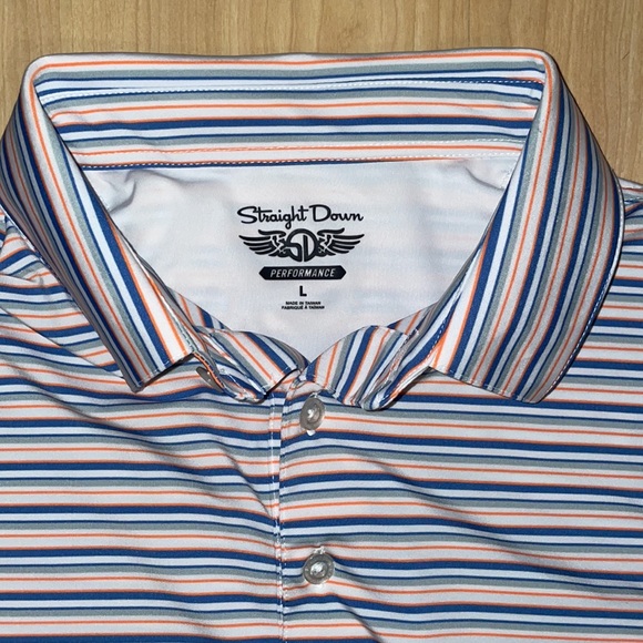Men’s Straight Down Performance Golf Shirt - Picture 2 of 4